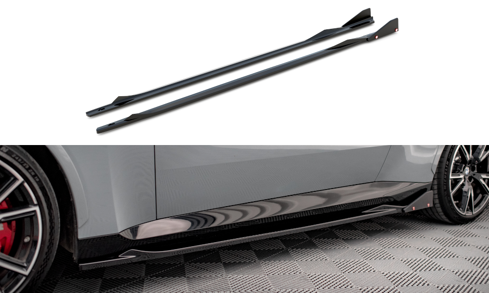 Sideskørter diffuser V.2 + Flaps BMW 2 Coupe M-Pack / M240i G42