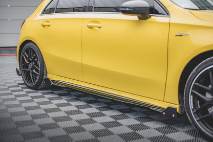 Sideskørter diffuser V.2 + Flaps Mercedes-AMG A45 S