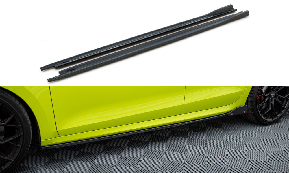 Sideskørter diffuser V.2 + Flaps Skoda Octavia RS Mk4