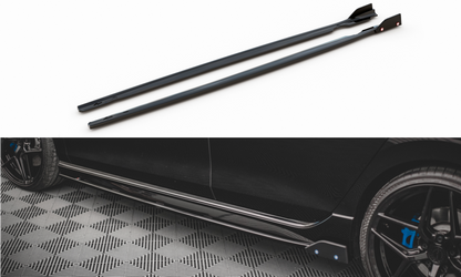Sideskørter diffuser V.2 + Flaps Volkswagen Golf R Mk8