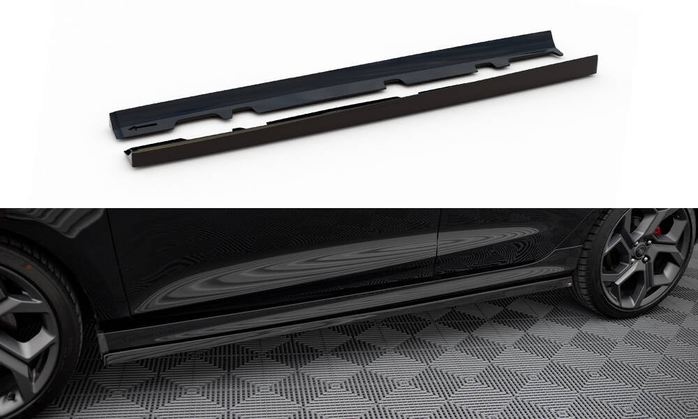 Sideskørter diffuser V.2 Ford Fiesta Mk8 ST / ST-Line