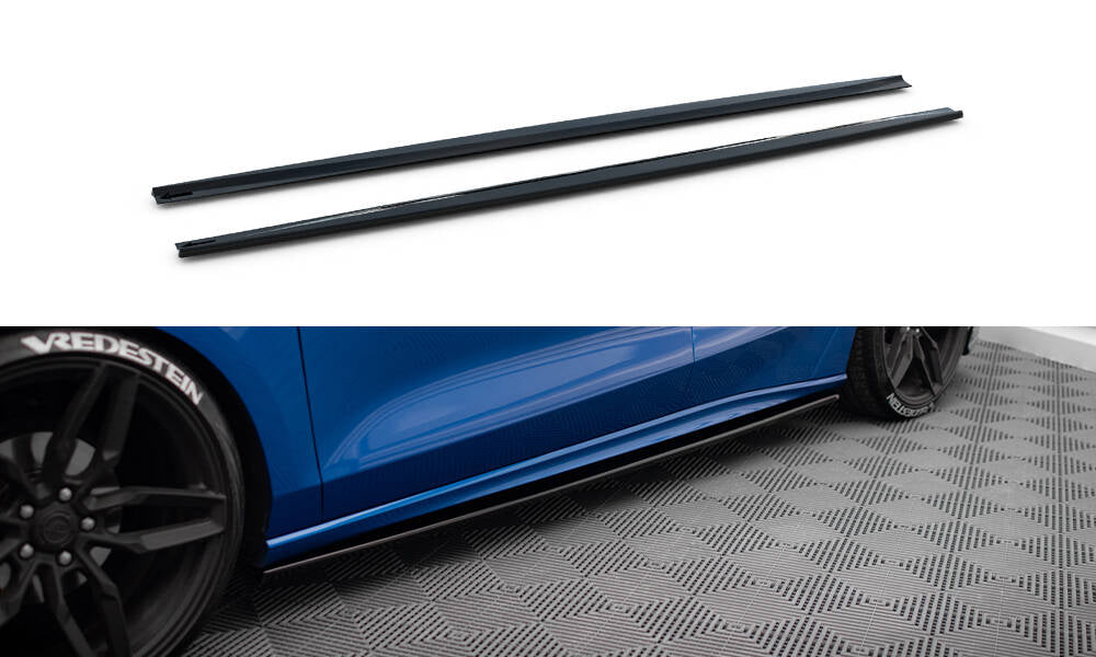 Sideskørter diffuser V.2 Ford Focus ST / ST-Line Mk4