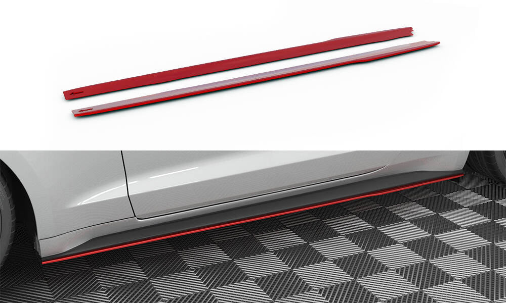 Sideskørter diffuser V.2 Ford Mustang Mk6 Facelift