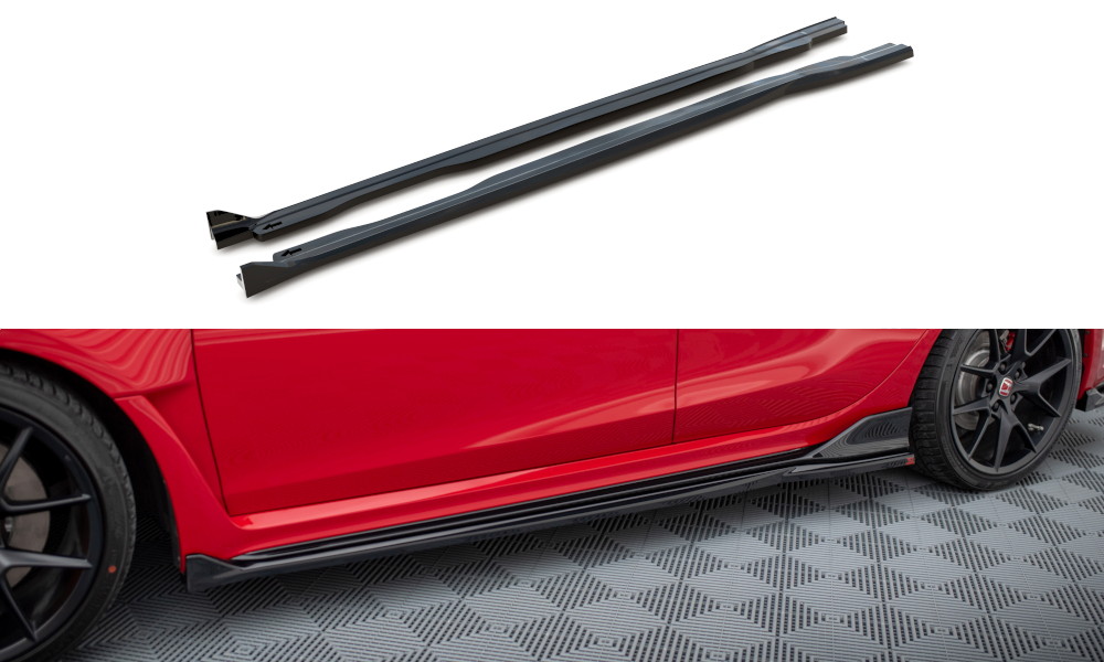 Sideskørter diffuser V.2 Honda Civic Type-R Mk 11