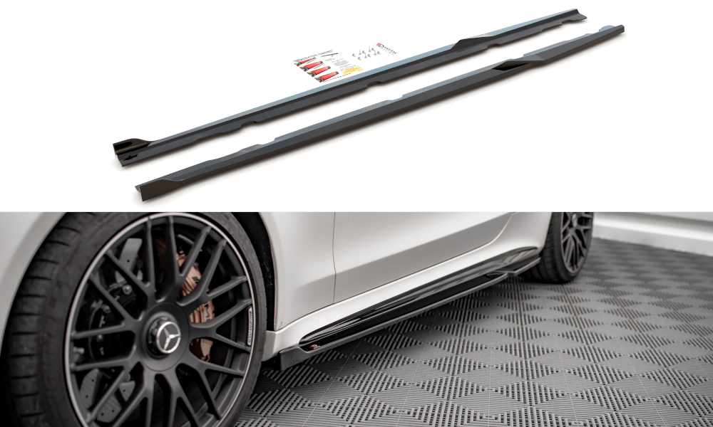 Sideskørter diffuser V.2 Mercedes-AMG C 63AMG Coupe C205 Facelift