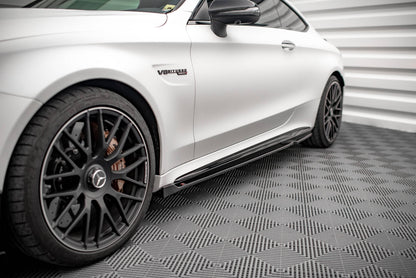 Sideskørter diffuser V.2 Mercedes-AMG C 63AMG Coupe C205 Facelift