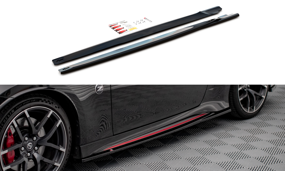 Sideskørter diffuser V.2 Nissan 370Z Nismo Facelift
