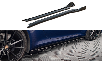 Sideskørter diffuser V.2 Porsche 911 Carrera Aero / Carrera GTS 992