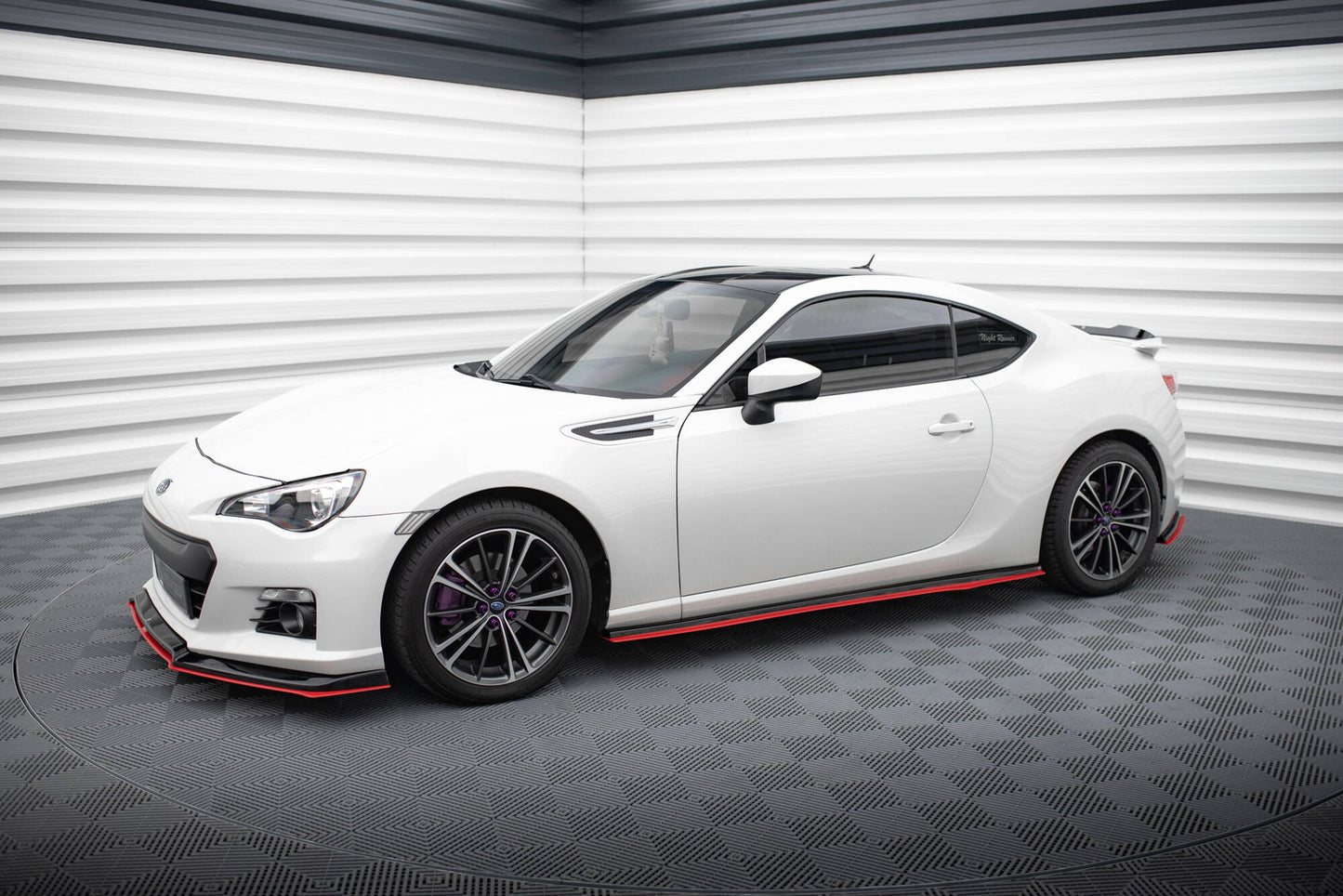 Sideskørter diffuser V.2 Subaru BRZ Mk1 / Mk1 Facelift / Toyota GT86 Facelift