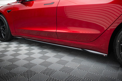 Sideskørter diffuser V.2 Tesla Model 3 Mk1 / Mk1 Facelift