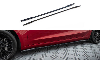 Sideskørter diffuser V.2 Tesla Model 3 Mk1 / Mk1 Facelift