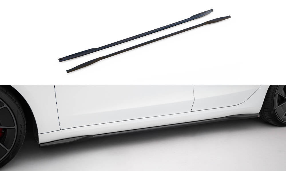 Sideskørter diffuser V.2 Tesla Model 3 Performance Mk1 Facelift