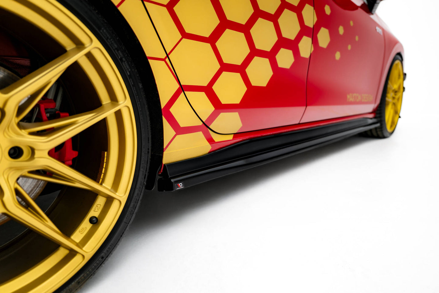 Sideskørter diffuser V.2 Volkswagen Golf GTI Clubsport Mk8 Facelift