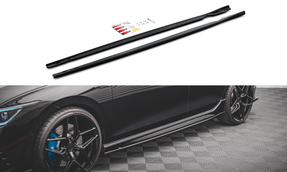 Sideskørter diffuser V.2 Volkswagen Golf R Mk8