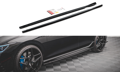 Sideskørter diffuser V.2 Volkswagen Golf R Mk8