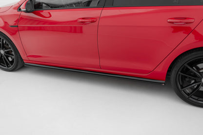 Sideskørter diffuser V.2 Volkswagen Golf R / R-Line Mk7 Facelift
