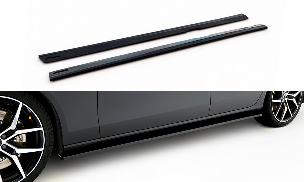 Sideskørter diffuser V.2 Volvo S60/V60 R-Design Mk3
