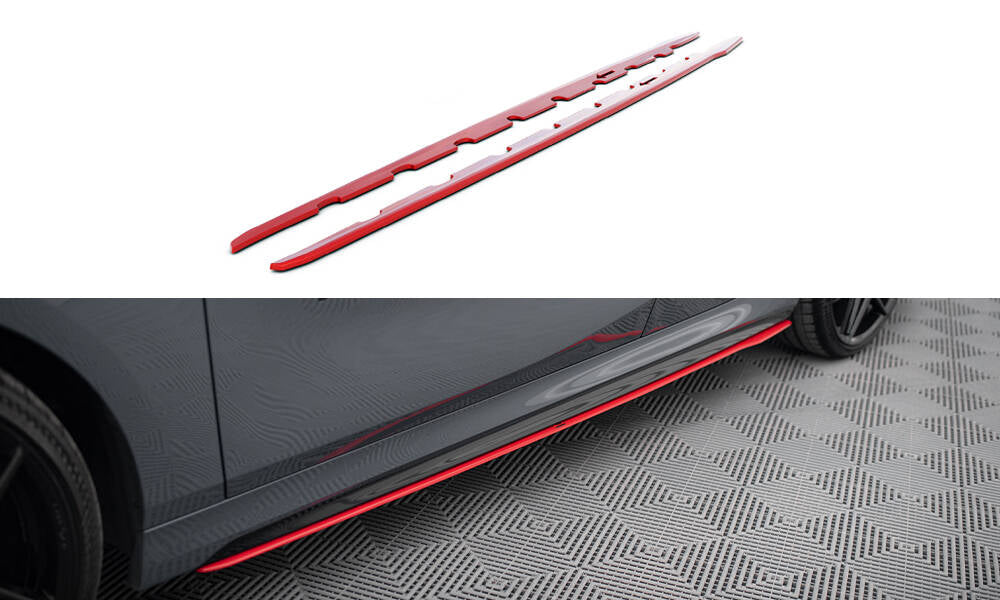 Sideskørter diffuser V.2 til BMW 1 M-Pack / M135i / 128ti