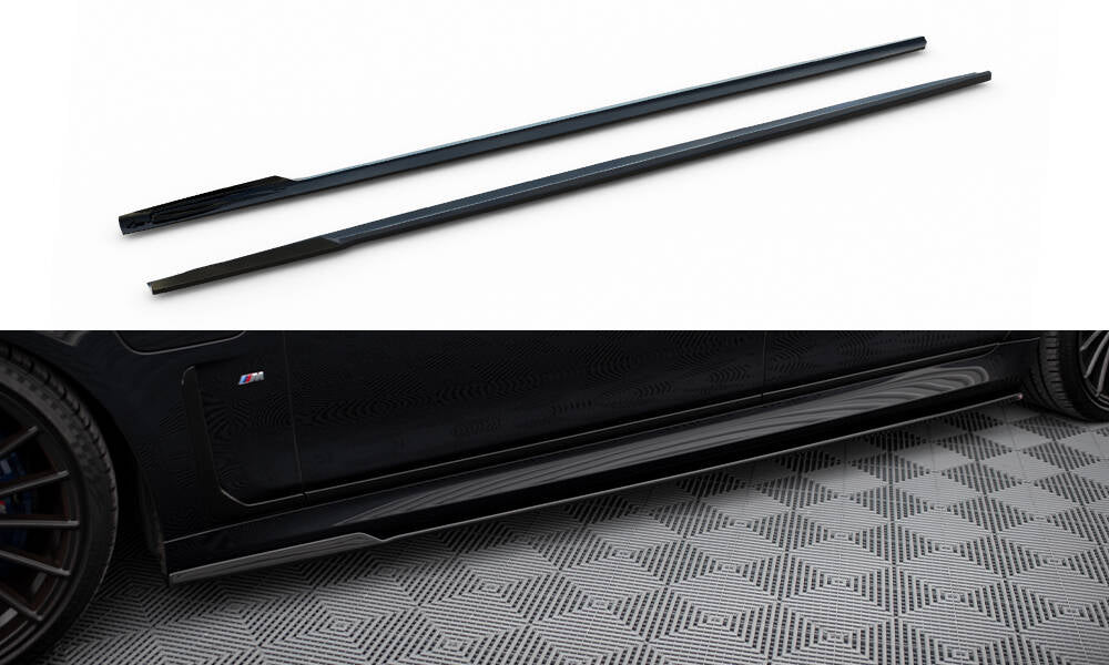 Sideskørter diffuser V.2 til BMW 7 Long M-Pack G12