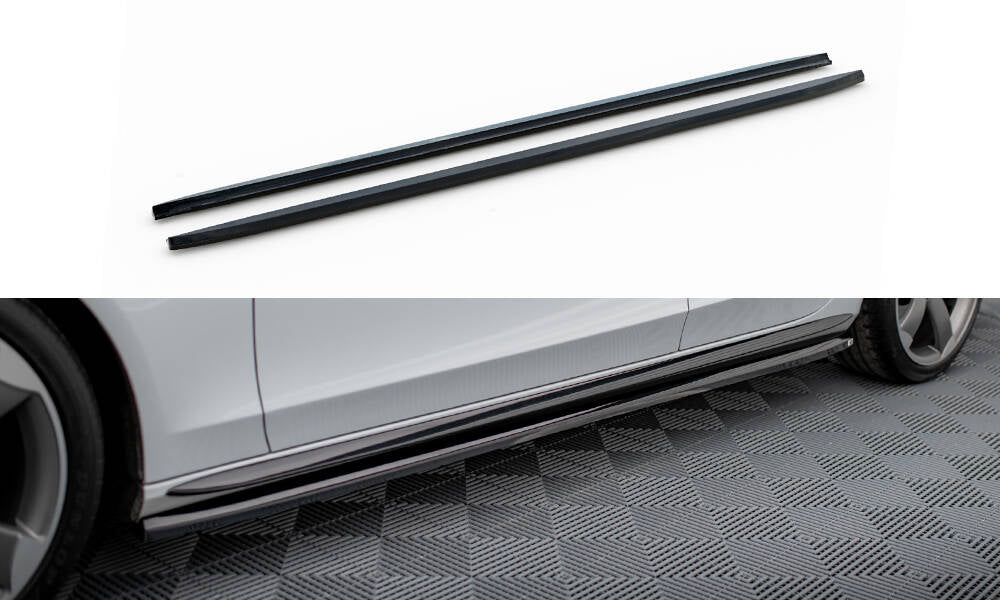 Sideskørter diffuser V.3 Audi A4 / A4 S-Line / S4 B8