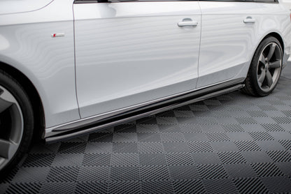 Sideskørter diffuser V.3 Audi A4 / A4 S-Line / S4 B8