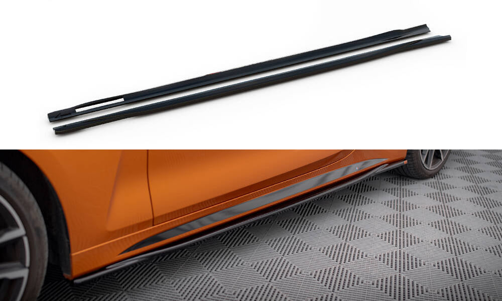 Sideskørter diffuser V.3 BMW 4 M-Pack / M440i G22 / G23 / G22 Facelift / G23 Facelift