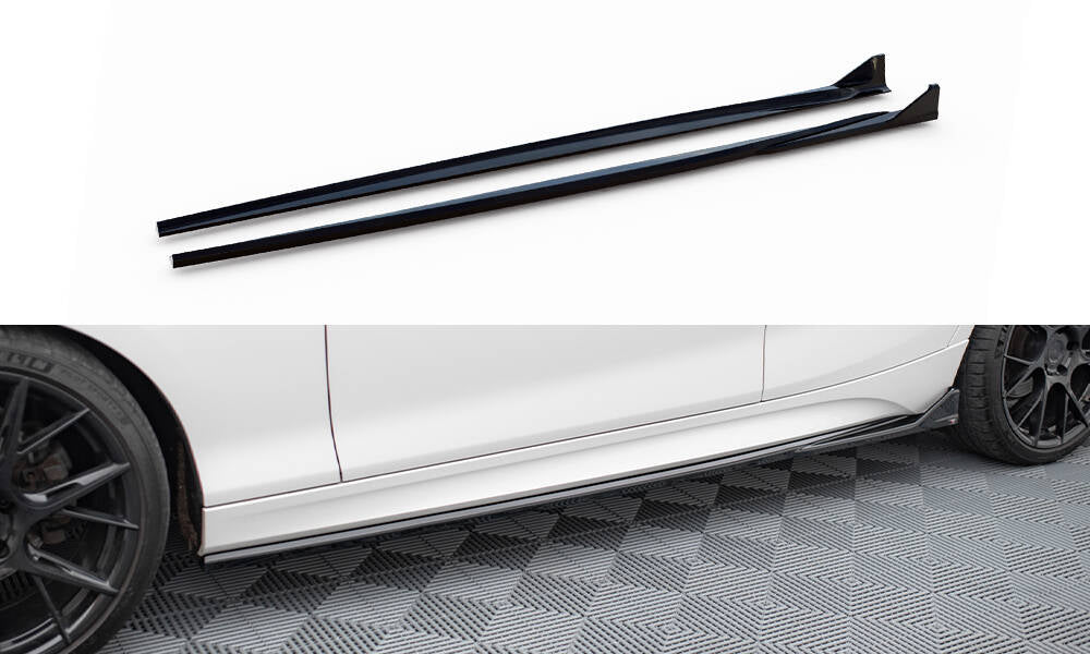 Sideskørter diffuser V.3 CSL Look BMW 1 M-Pack / M140i F20 Facelift