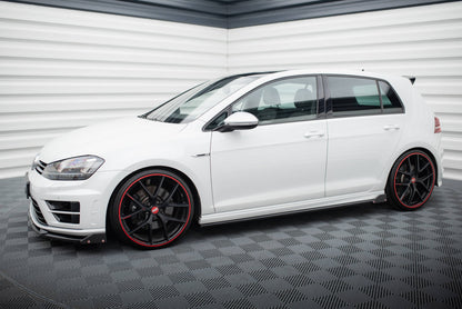 Sideskørter diffuser V.3 + Flaps Volkswagen Golf R / R-Line Mk7