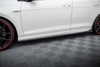 Sideskørter diffuser V.3 + Flaps Volkswagen Golf R / R-Line Mk7