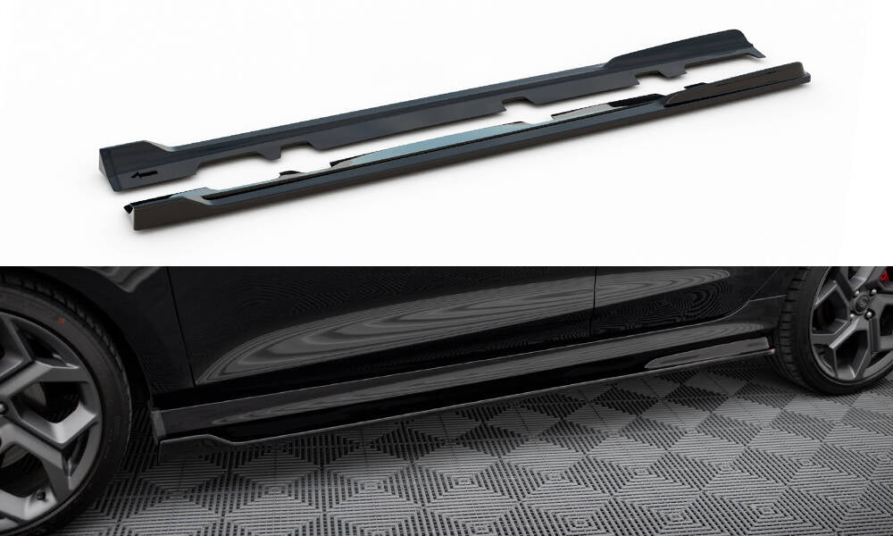 Sideskørter diffuser V.3 Ford Fiesta Mk8 ST / ST-Line