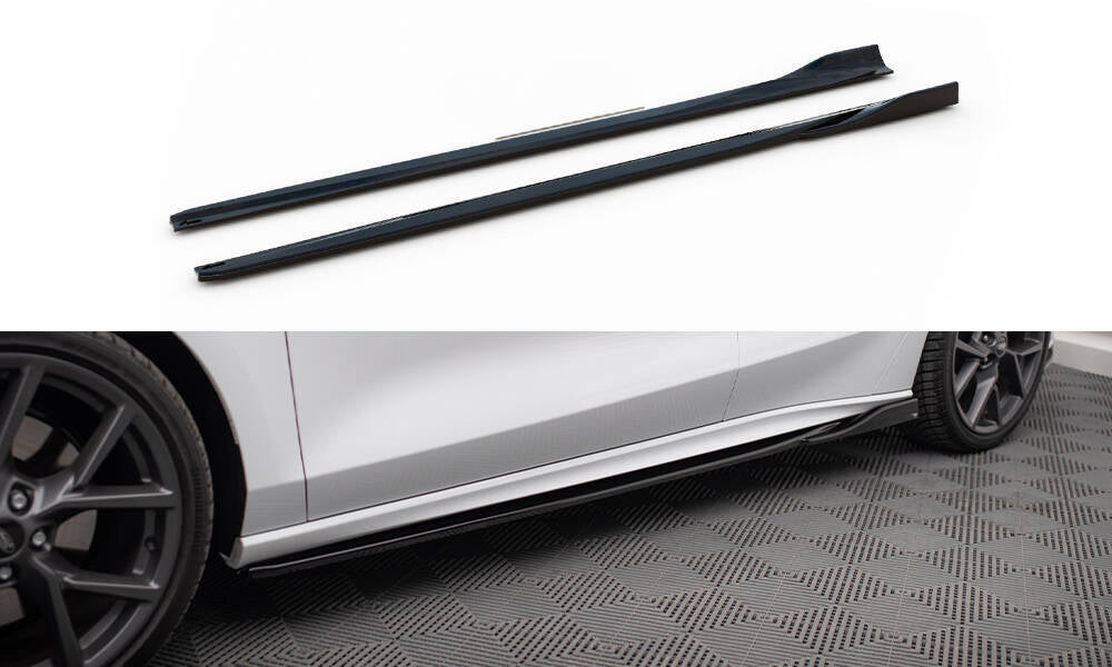 Sideskørter diffuser V.4 Ford Focus ST / ST-Line Mk4 Facelift