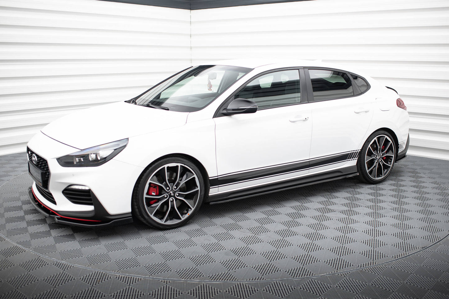 Sideskørter diffuser V.4 Hyundai I30 N Mk3 / Mk3 FL Hatchback/ Fastback