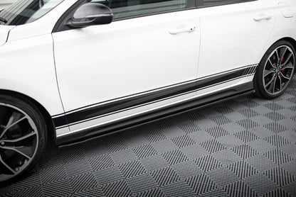 Sideskørter diffuser V.4 Hyundai I30 N Mk3 / Mk3 FL Hatchback/ Fastback