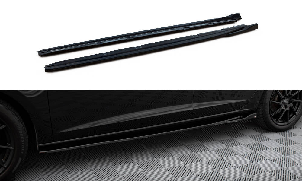 Sideskørter diffuser V.4 Seat Leon Cupra / FR Mk3 FL