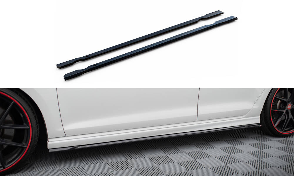 Sideskørter diffuser V.4 Volkswagen Golf R / R-Line Mk7