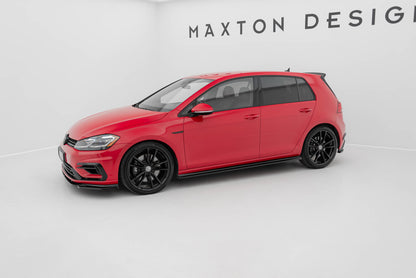 Sideskørter diffuser V.4 Volkswagen Golf R / R-Line Mk7 Facelift