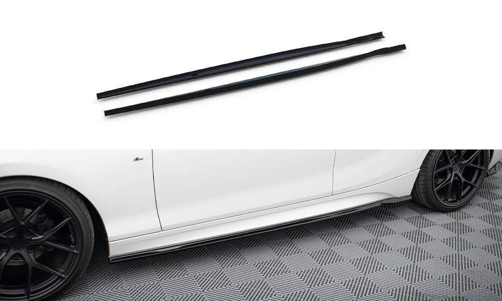 Sideskørter diffuser V.5 BMW 1 M-Pack / M140i F20 Facelift