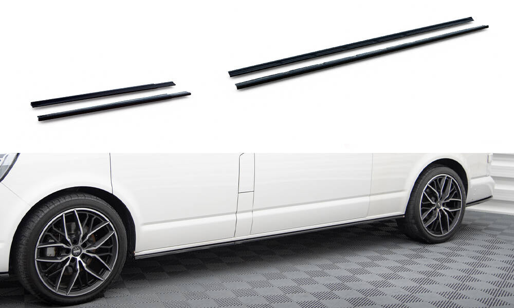 Sideskørter diffuser Volkswagen T6 Long Facelift