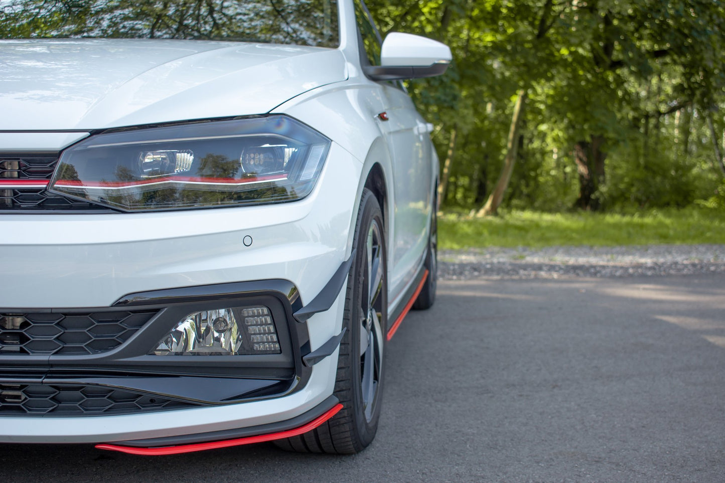 splittery Przednie Boczne Volkswagen Polo GTI / R-line Mk6