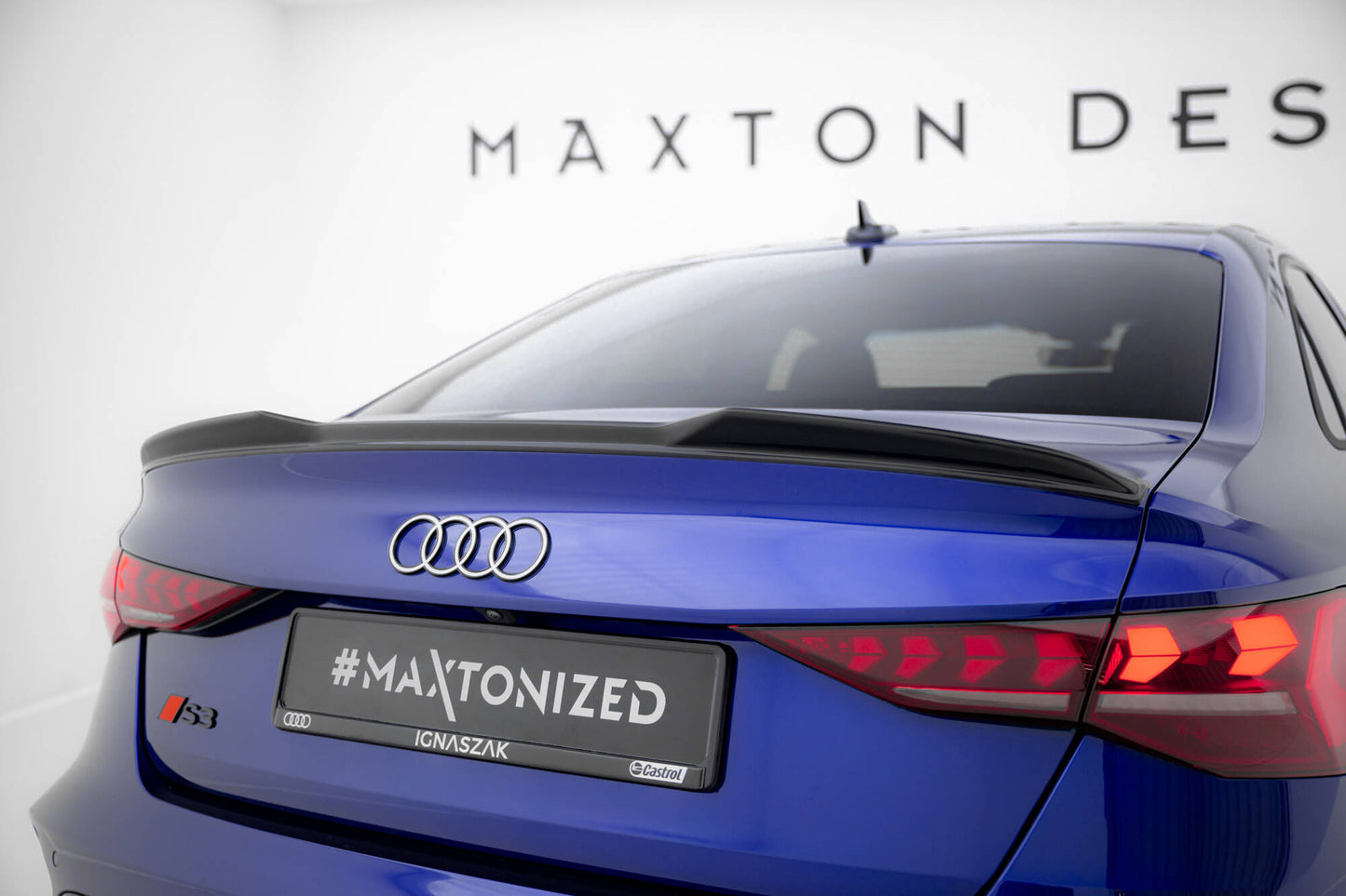 Spoiler cap 3D Audi A3 S-Line Sedan / S3 Sedan 8Y Facelift