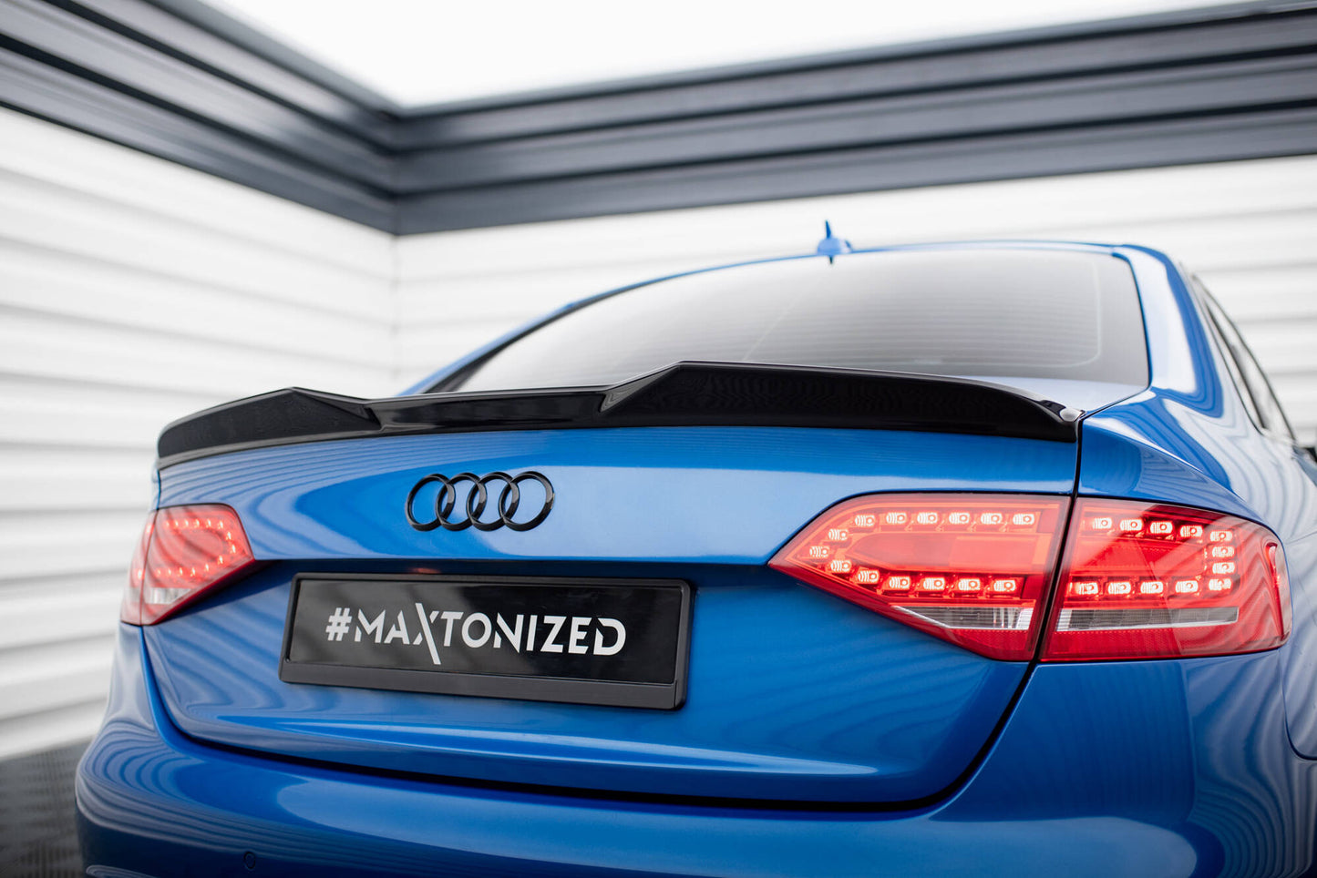 Spoiler cap 3D Audi A4 Sedan B8