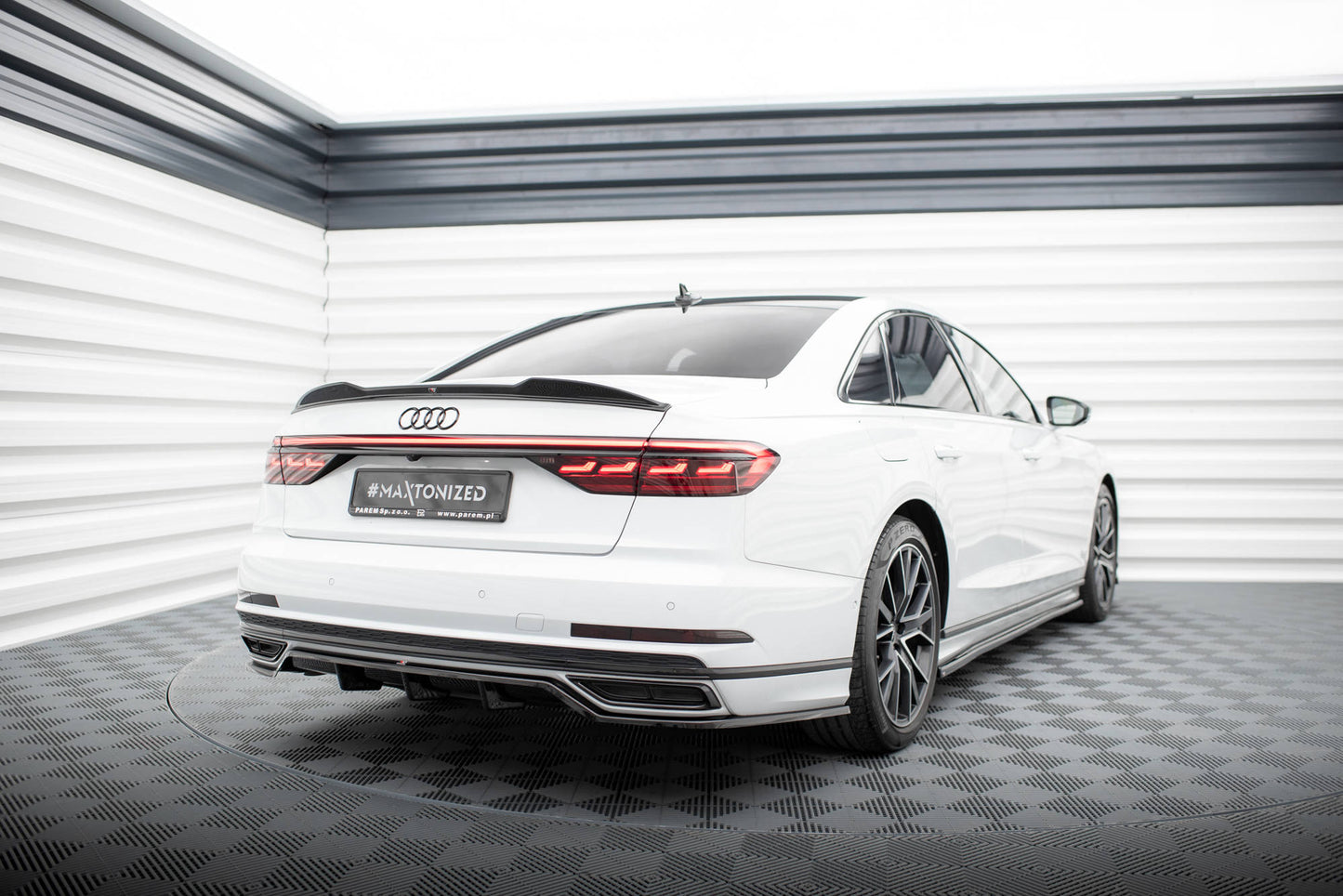 Spoiler cap 3D Audi A8 / A8 S-Line / S8 D5