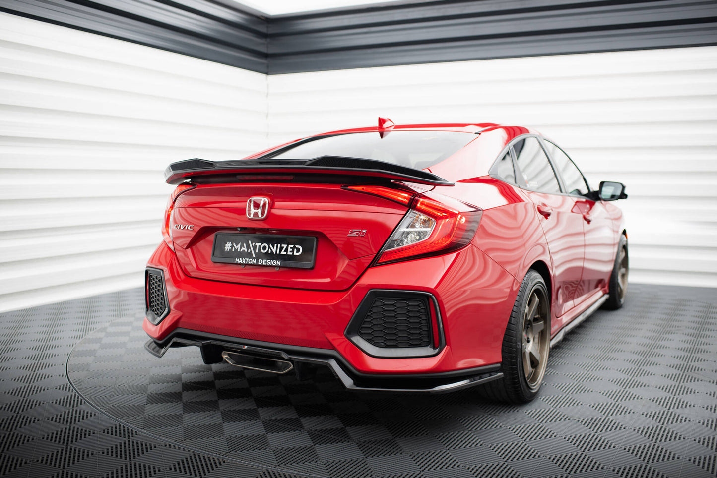 Spoiler cap 3D Honda Civic SI Mk10