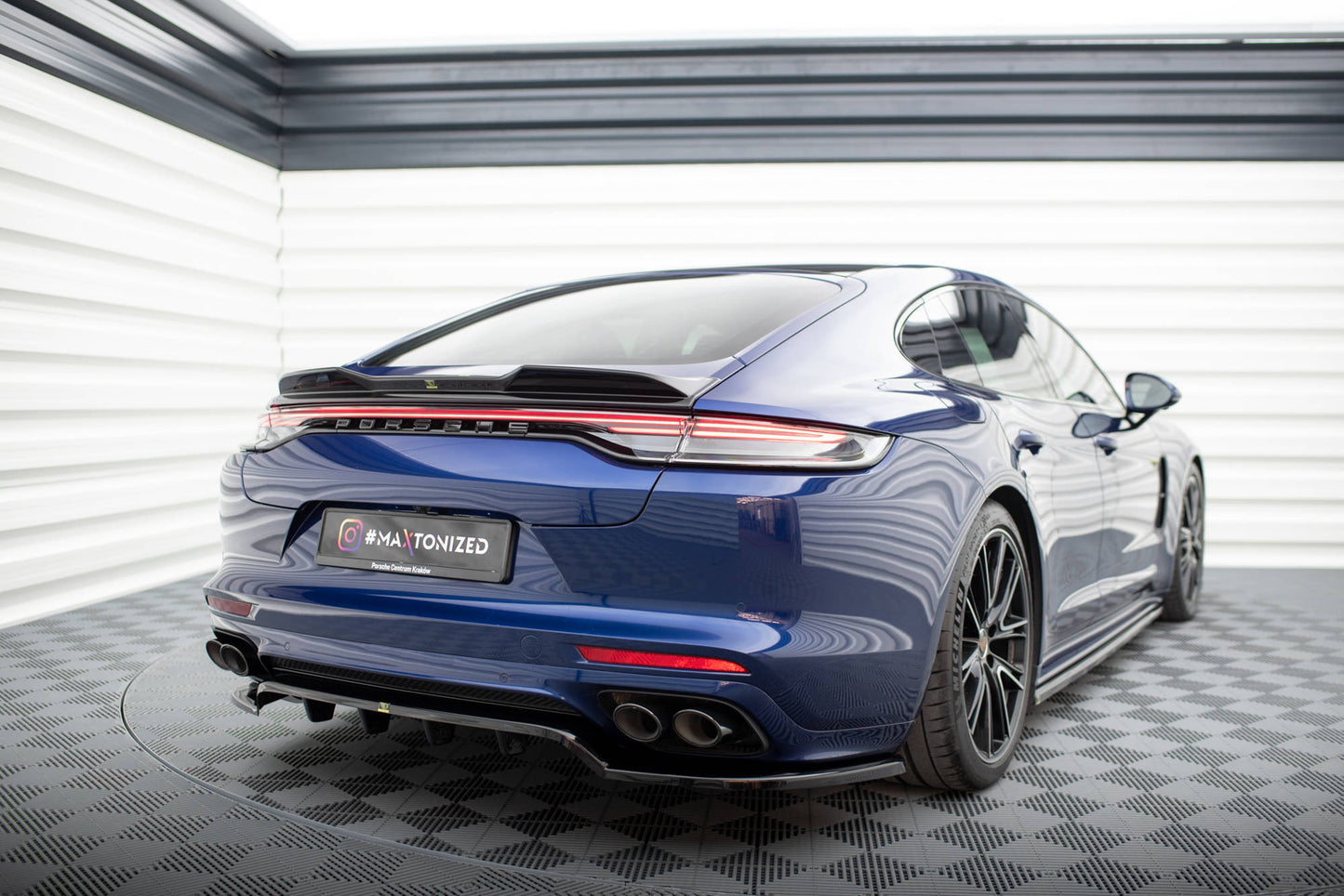 Spoiler cap 3D Porsche Panamera E-Hybrid 971 Facelift