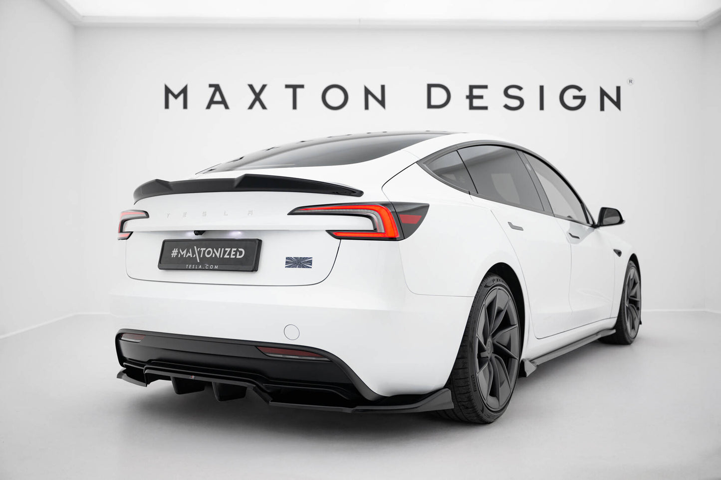 Spoiler cap 3D Tesla Model 3 Performance Mk1 Facelift