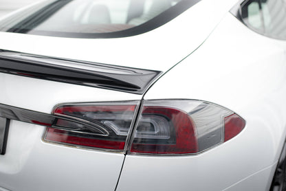 Spoiler cap 3D Tesla Model S Plaid Mk1 Facelift