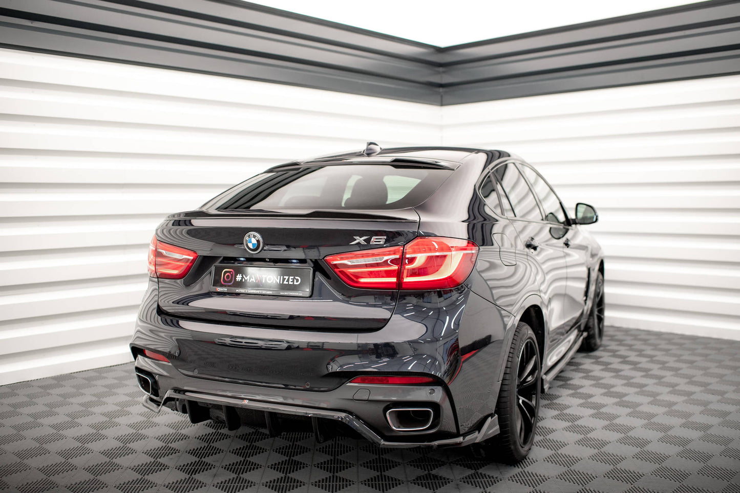 Spoiler cap 3D V.1 BMW X6 F16 M-Pack / X6 M F86