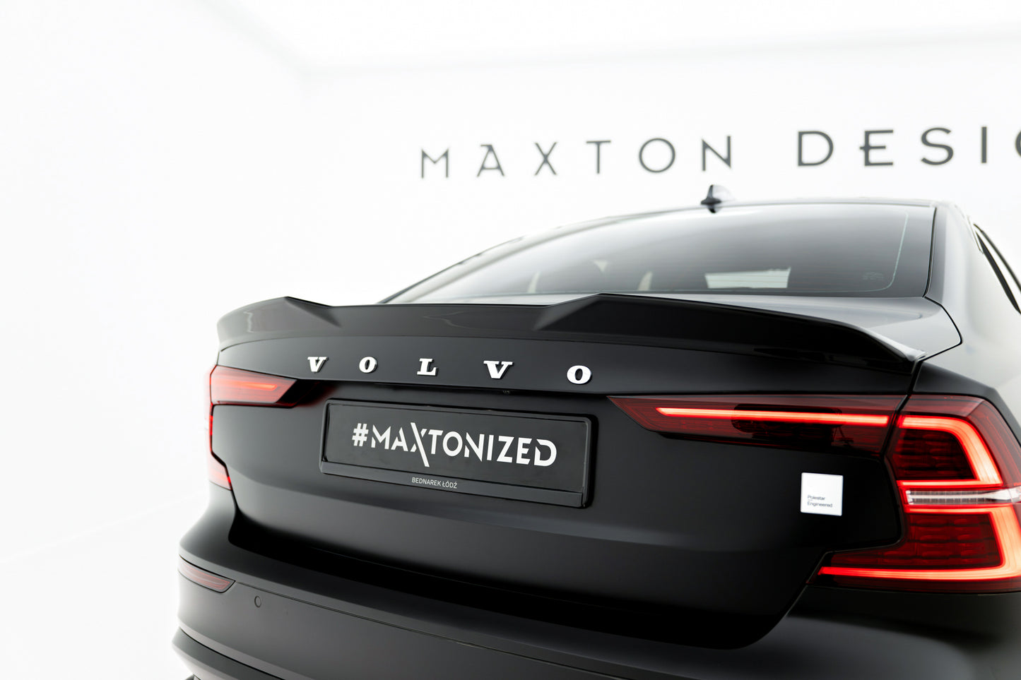 Spoiler cap 3D Volvo S60 R-Design Mk3