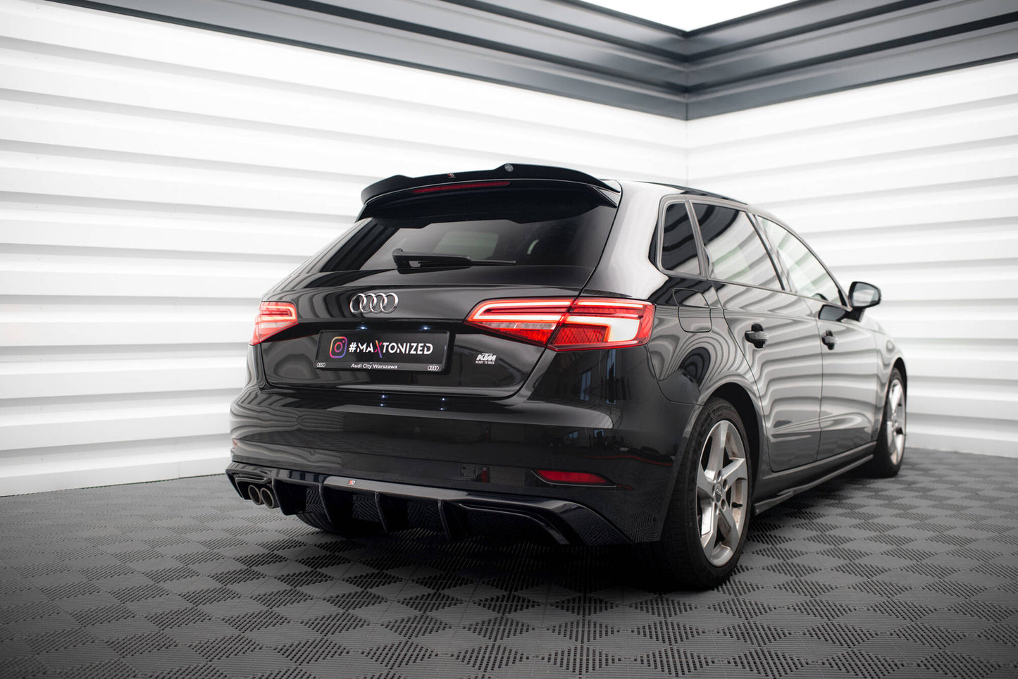 Spoiler cap Audi A3 Sportback 8V Facelift
