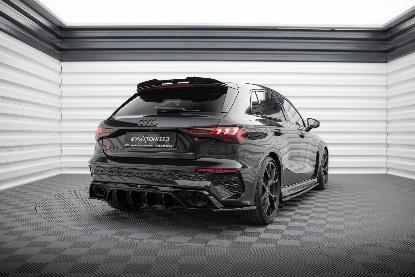 Spoiler cap V.2 Audi RS3 / S3 / A3 S-Line Sportback 8Y